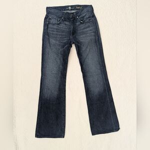 7 For All Mankind Bootcut Blue Denim Jeans